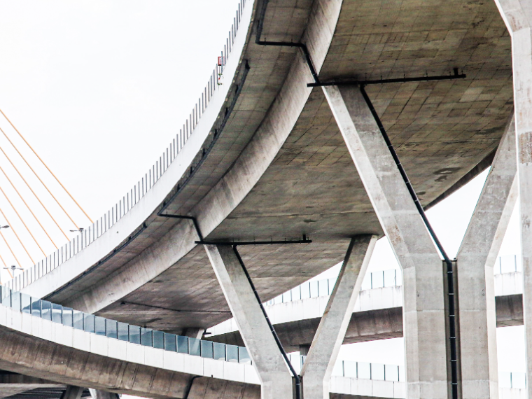 Vue d'un pont échangeur