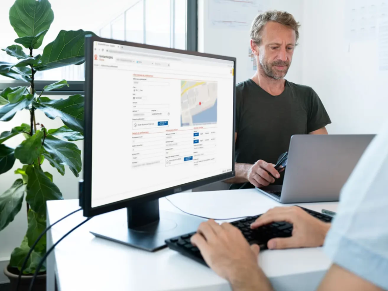 Détail de la solution sur un PC, Amiante360 Voirie
