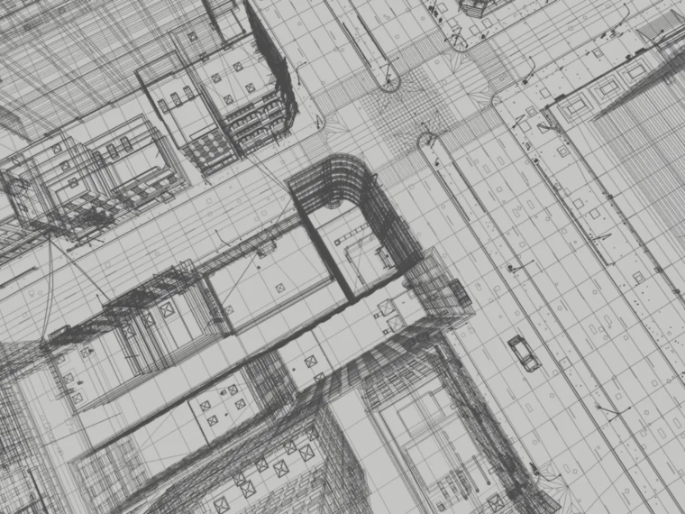 Covadis, dessin de plan vue d'en haut