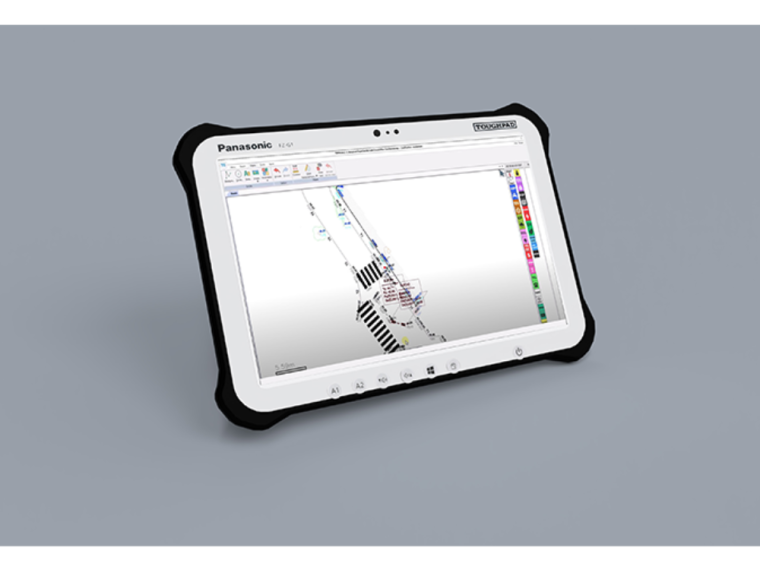 Vue de la solution sur une tablette
